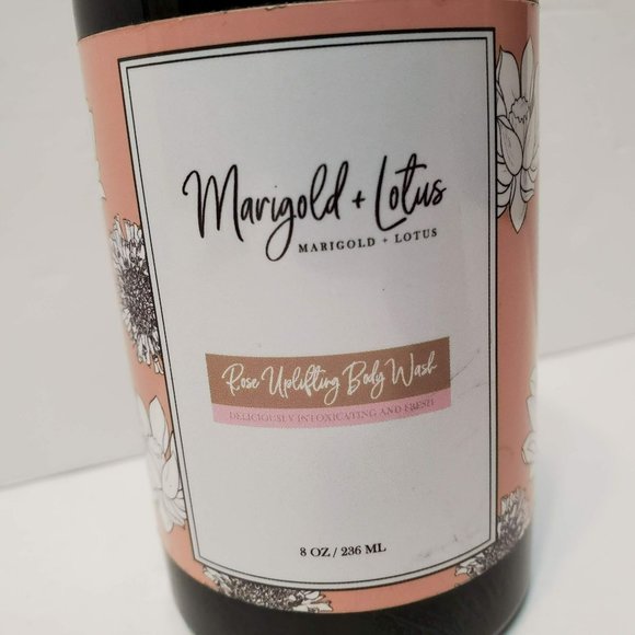 Marigold + Lotus Rose Uplifting Body Wash, 8 oz, Sealed NEW - Picture 2 of 4